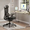 FlexiSpot C7 MAX Ergonomic Mesh Office Chair, Foam Seat in Black color
