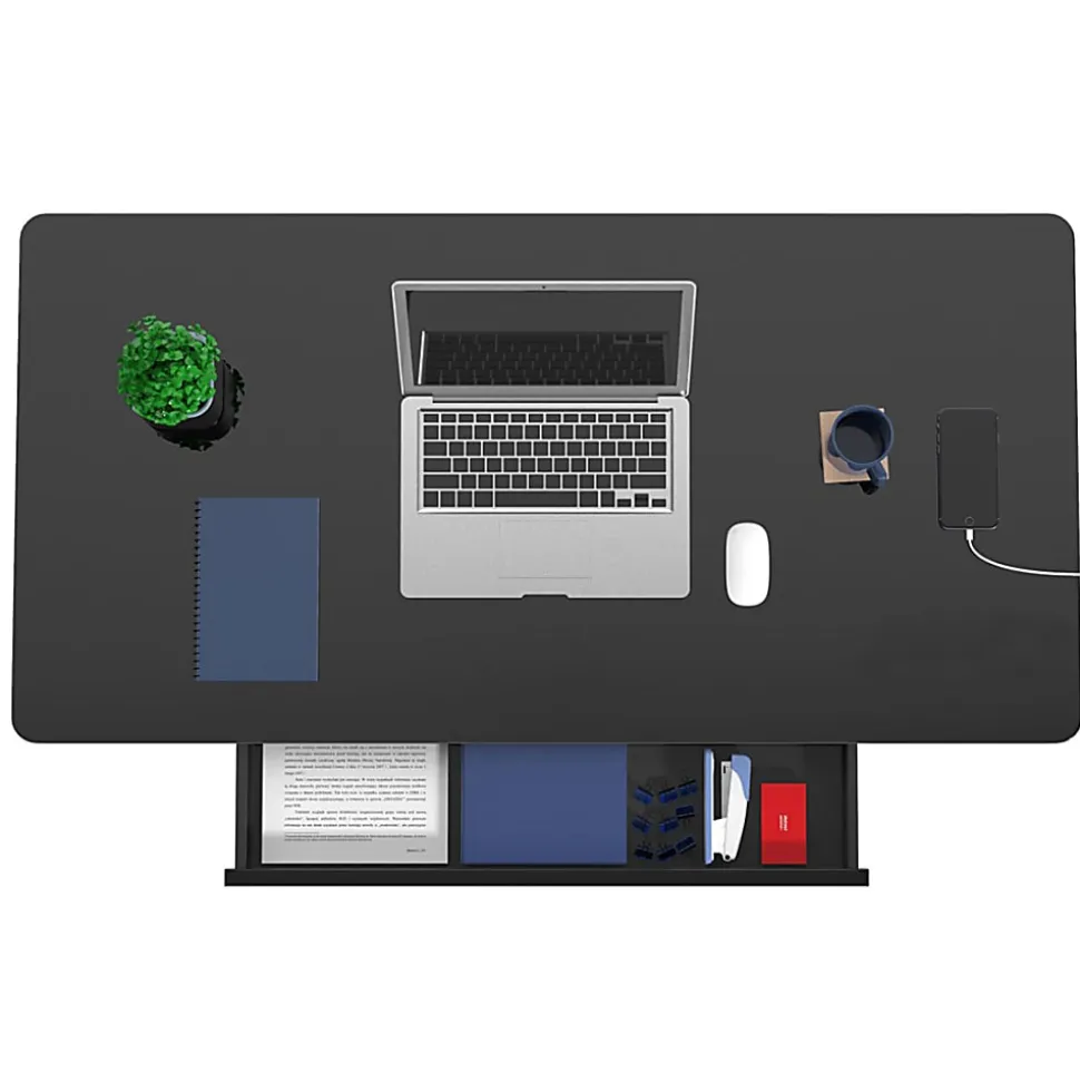 FlexiSpot Comhar Electric 48"W Height Adjustable Desk, Black