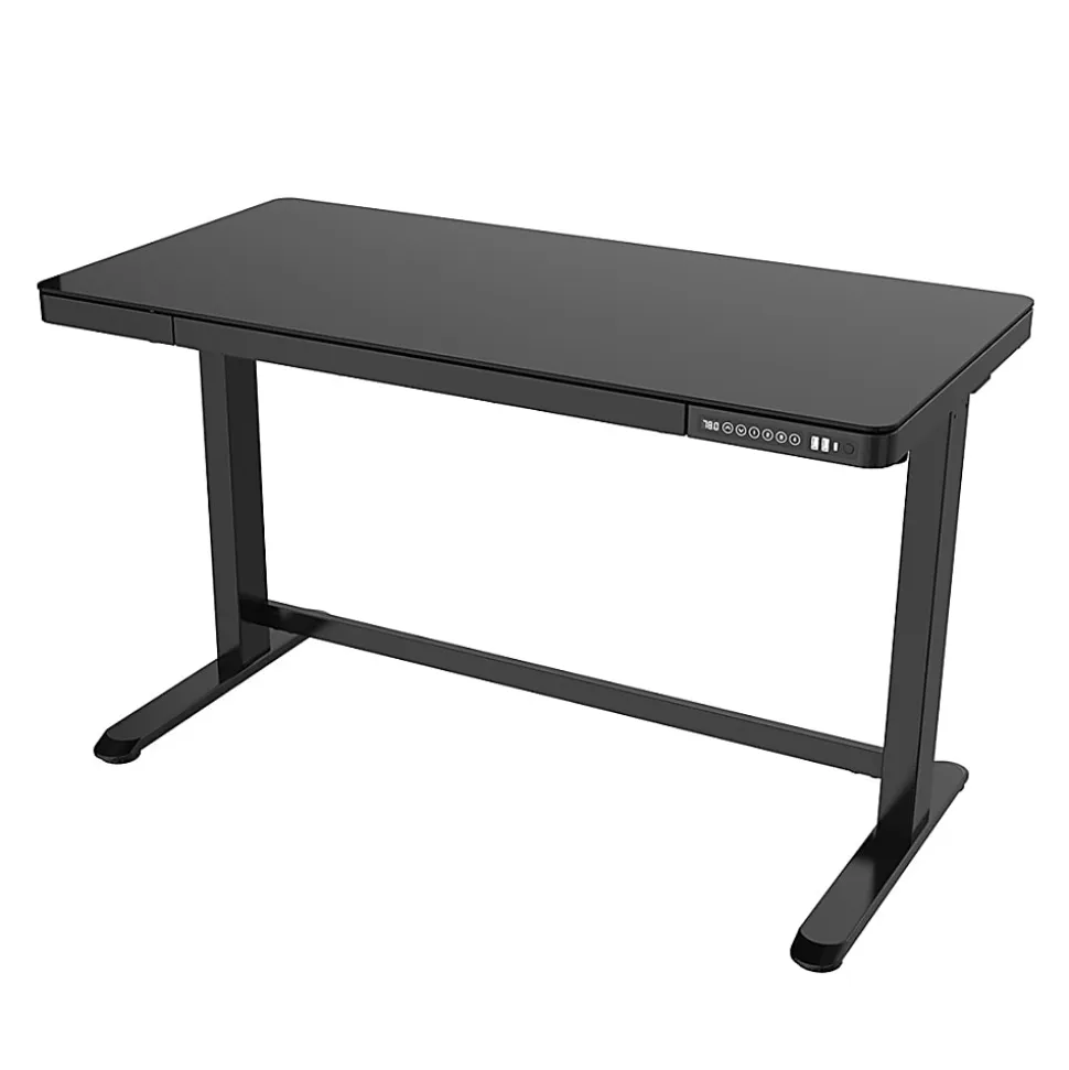 FlexiSpot Comhar Electric 48"W Height Adjustable Desk, Black