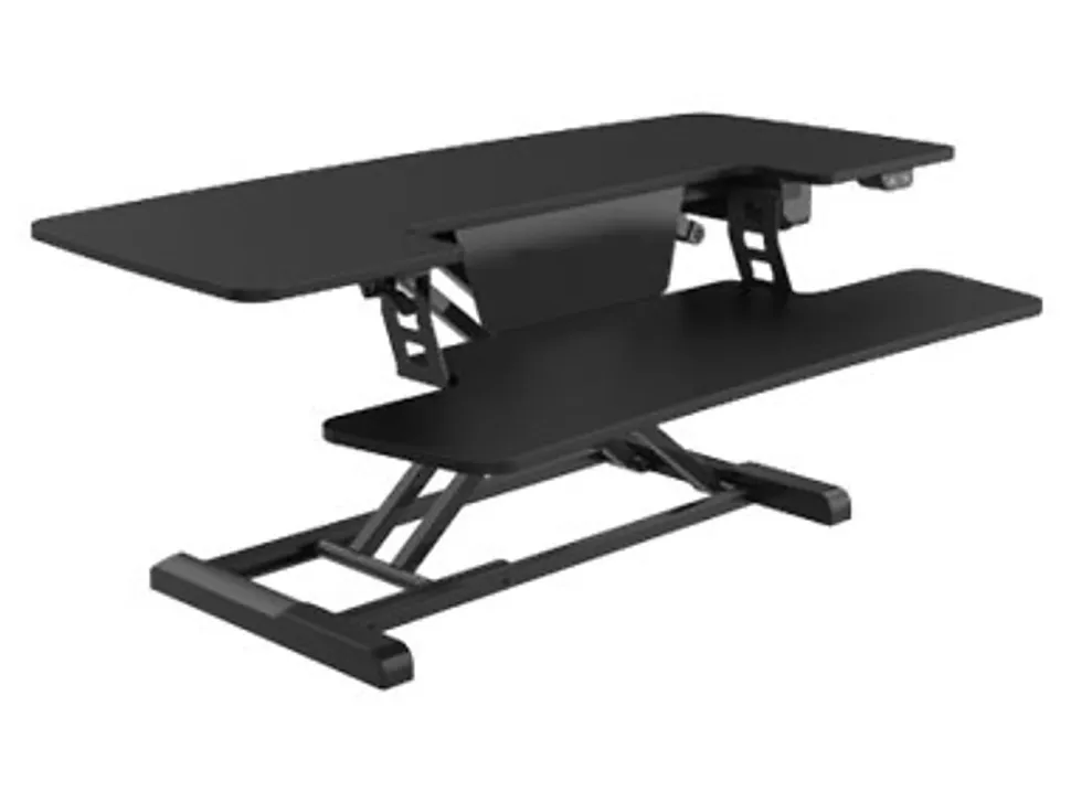 FlexiSpot EM7L 40"W Motorized Sit-Stand Desk Converter, Black