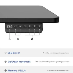 FlexiSpot E9 Quick-Install Metal Electric 48
