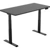 FlexiSpot E7 55"W Height-Adjustable Standing Desk, Black