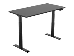 FlexiSpot E7 55"W Height-Adjustable Standing Desk, Black