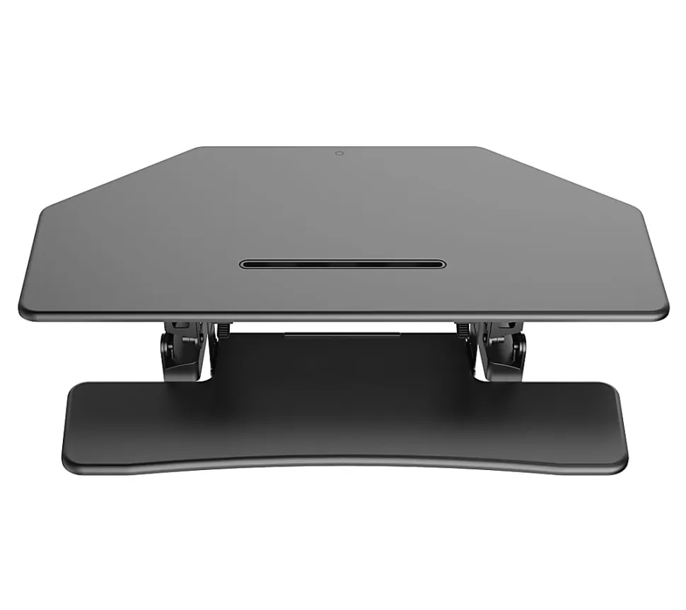 FlexiSpot Height-Adjustable Standing Desk Riser for Corner Desk, 41"W, Black