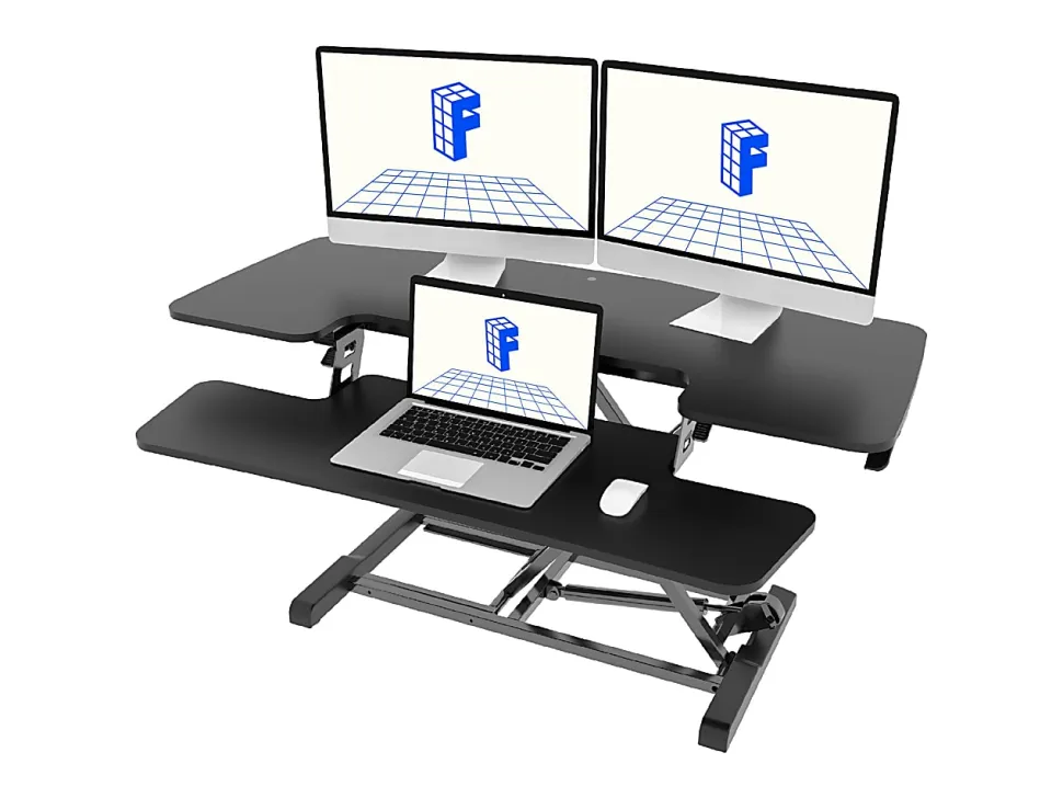 FlexiSpot M7-E-40B Desk Riser, 40" W, Black