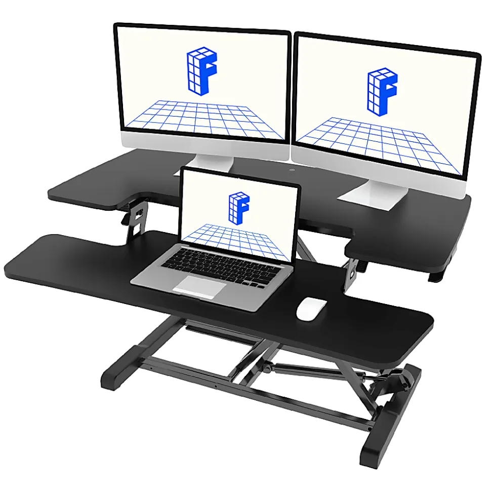FlexiSpot M7-E Series Desk Riser, 35"W, Black