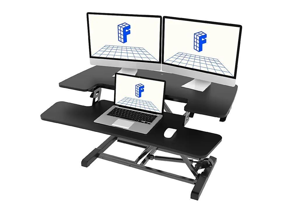 FlexiSpot M7-E Series Desk Riser, 35"W, Black