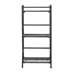 Flipshelf 3-Shelf Narrow Shelf, Black