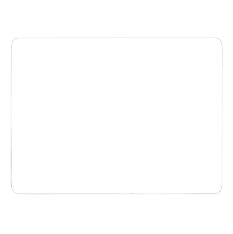Flipside Non-Magnetic Unframed Dry-Erase Whiteboards, 9 1/2" x 12", White, Pack Of 6