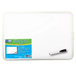 Flipside Products 2-Sided Magnetic Dry-Erase Boards With Pens, 12
