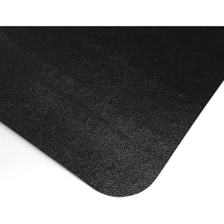 Floortex Advantagemat® Black Vinyl Rectangular Chair Mat  - FC114860LEBV