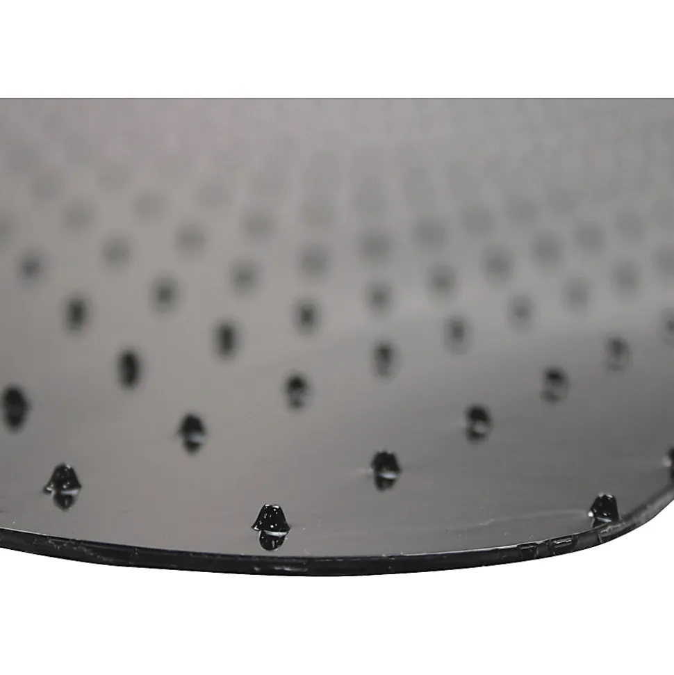 Floortex Advantagemat® Black Vinyl Rectangular Chair Mat - FC114860LEBV