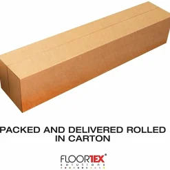 Floortex Advantagemat® Black Vinyl Rectangular Chair Mat - FC114860LEBV