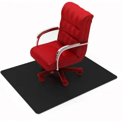 Floortex Advantagemat® Black Vinyl Rectangular Chair Mat - FC114860LEBV