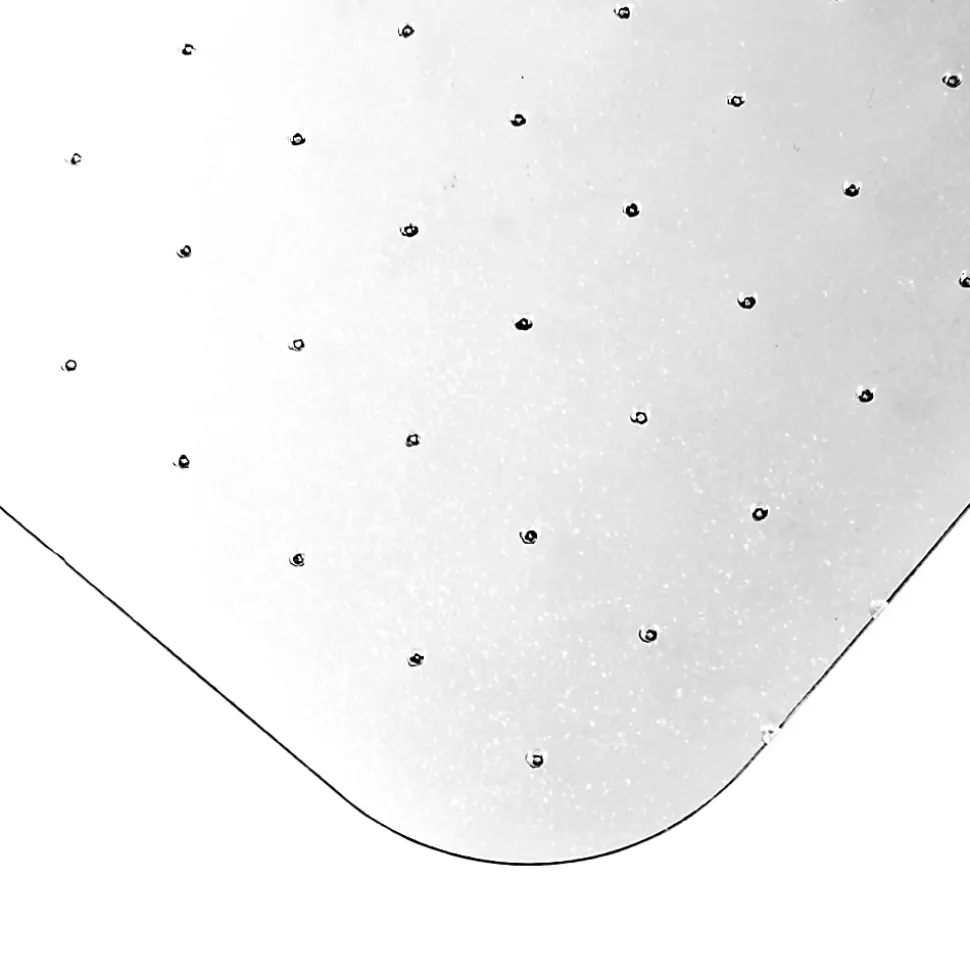 Floortex® Advantagemat® Plus APET Rectangular Mat For Low/Standard Pile Carpets, 29" x 47" , Clear