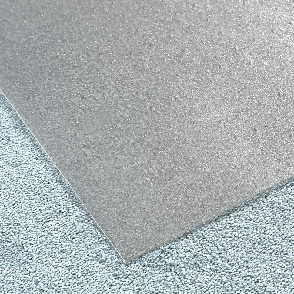 Floortex® Advantagemat® Vinyl Rectangular Chair Mat for Carpets up to 1/4", 48" x 79", Clear, NRCMFLVG0082