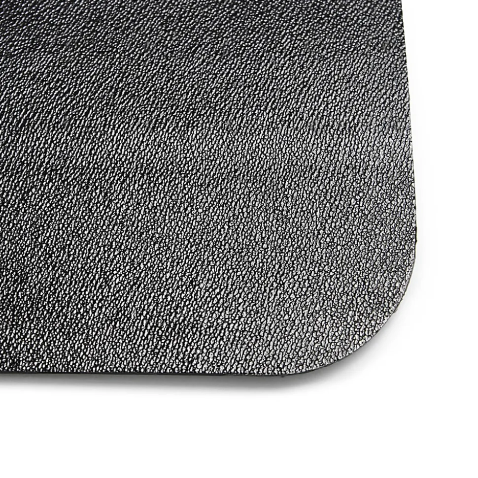Floortex® Advantagemat® 29.5" x 47" Black Vinyl Chair Mat for Carpets