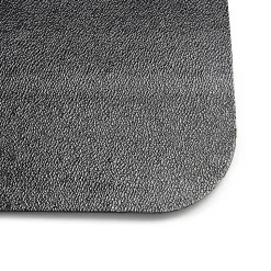 Floortex® Advantagemat® 45" x 53" Vinyl Black Lipped Chair Mat For Hard Floors