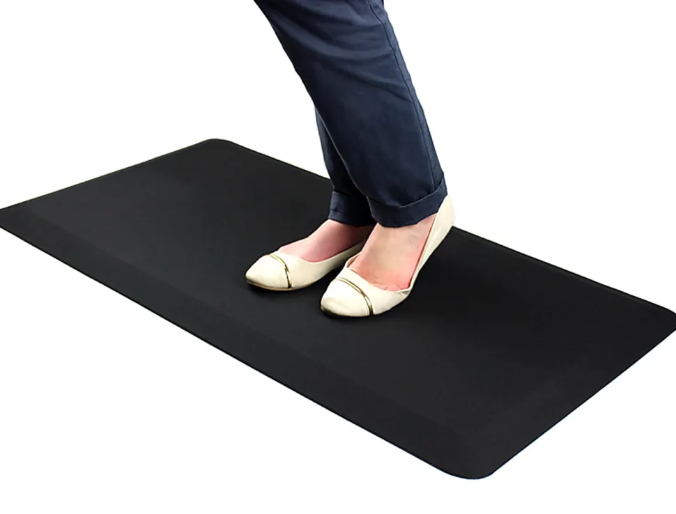 Floortex® AFS-TEX® 3000 Active Anti-Fatigue Mat, 20" x 39", Midnight Black
