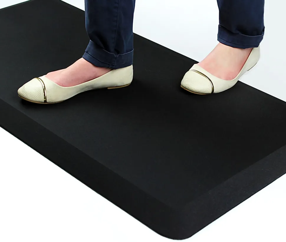 Floortex® AFS-TEX® 3000 Active Anti-Fatigue Mat, 20" x 39", Midnight Black