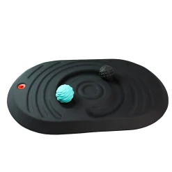 Floortex® AFS-TEX® Active Standing Platform with Foot Roller Balls, Black