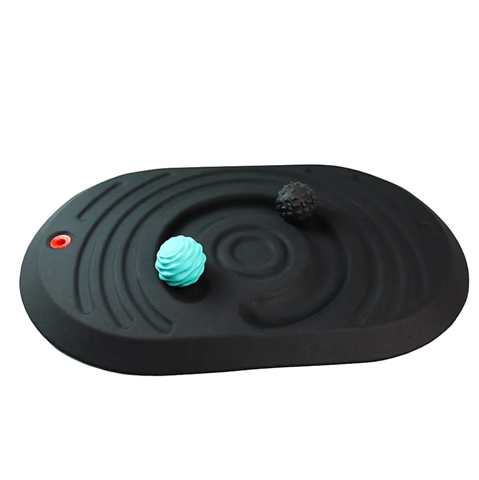 Floortex® AFS-TEX® Active Standing Platform with Foot Roller Balls, Black