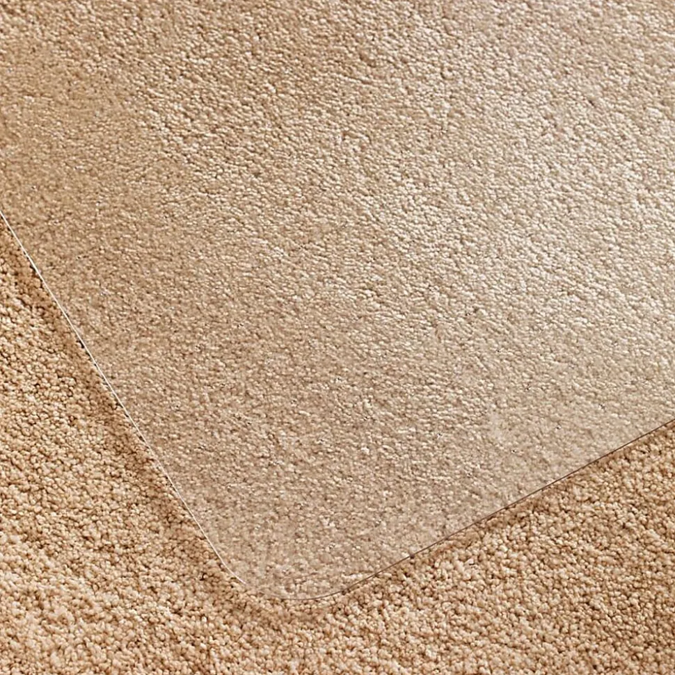 Floortex® Cleartex® Enhanced Polymer Lipped Chair Mat for Carpets up to 3/8", 36" x 48", Clear
