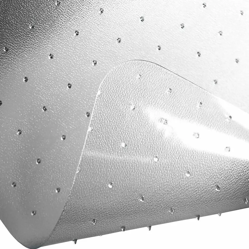 Floortex® Cleartex® Enhanced Polymer Lipped Chair Mat for Carpets up to 3/8", 36" x 48", Clear