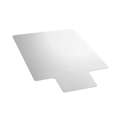 Floortex® Cleartex® Enhanced Polymer Lipped Chair Mat for Hard Floors, 48