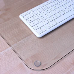 Floortex® Desktex® Glaciermat Glass Desk Pad, 20