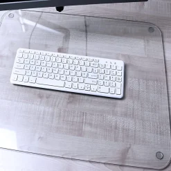 Floortex® Desktex® Glaciermat Glass Desk Pad, 20