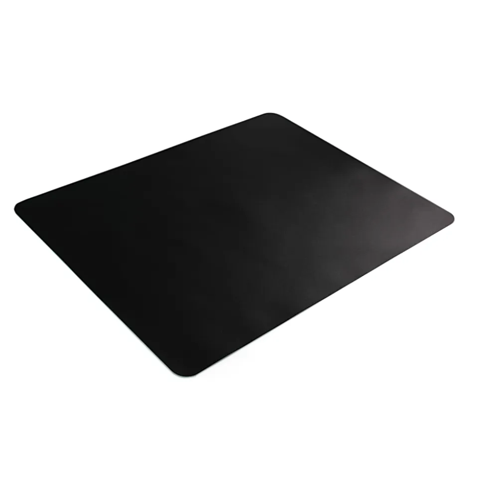 Floortex® Desktex® Vinyl Rectangular Desk Pad, 19" x 24", Black
