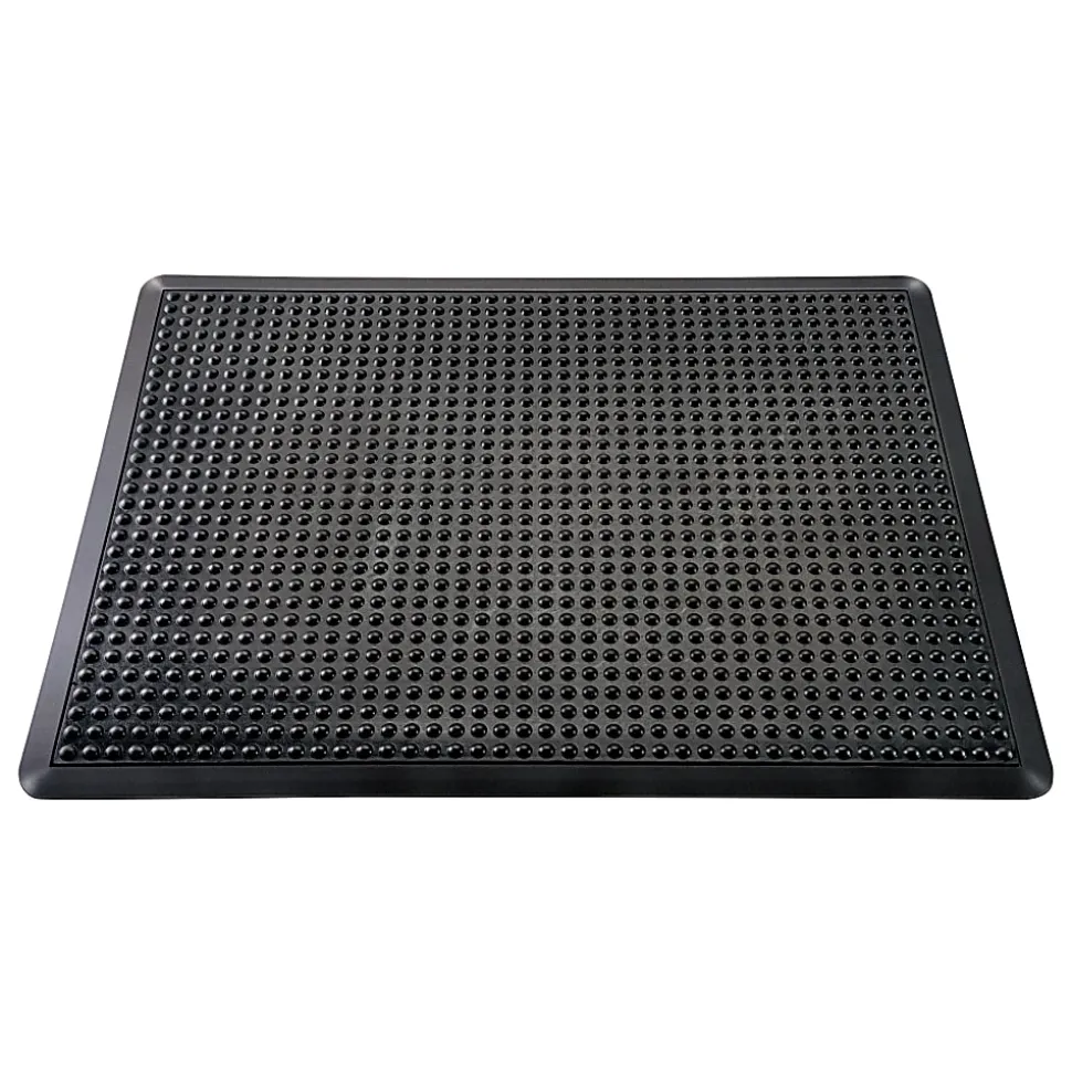 Floortex® Doortex® Anti-Fatigue BubbleMat, 36" x 60", Black