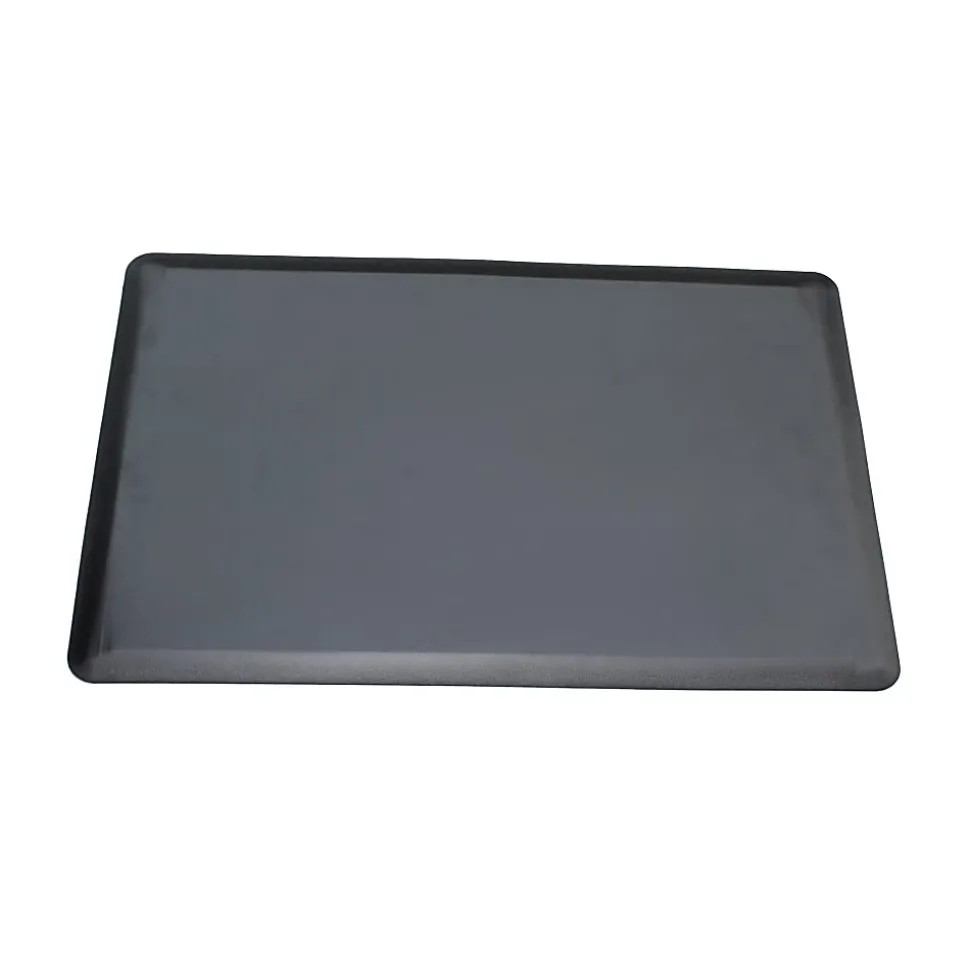 Floortex® Doortex® Foam PVC Anti-Fatigue Mat, 24" x 71", Black