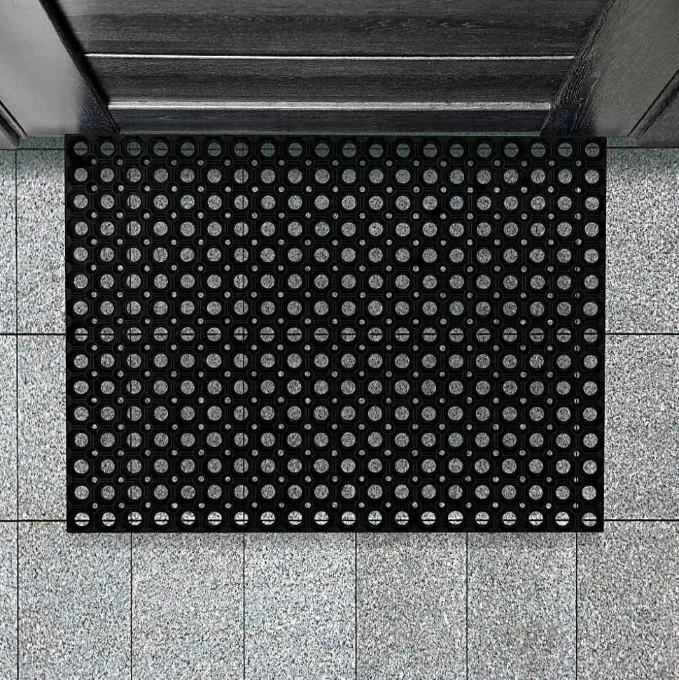 Floortex® Doortex® Octomat All Seasons Outdoor Entrance Mat, 24" x 32", Black
