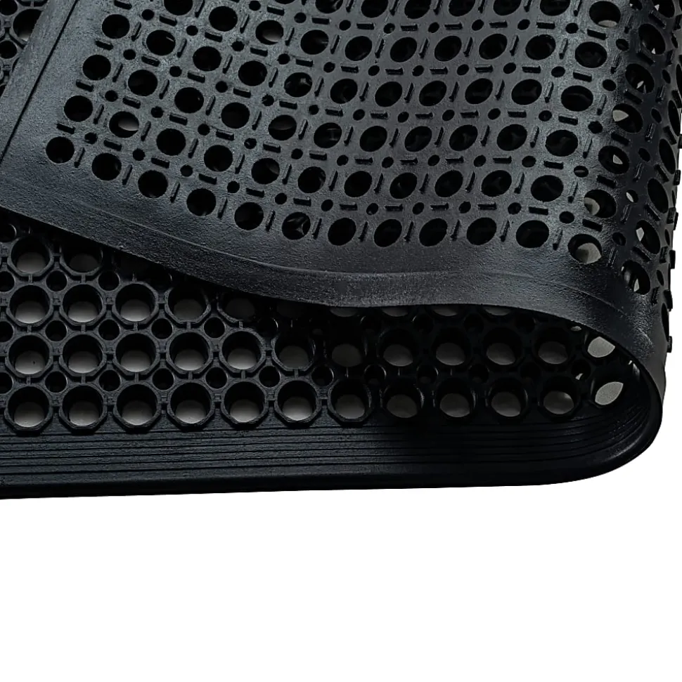 Floortex® Doortex® Open-Top Anti-Fatigue Mat, 24" x 36", Black