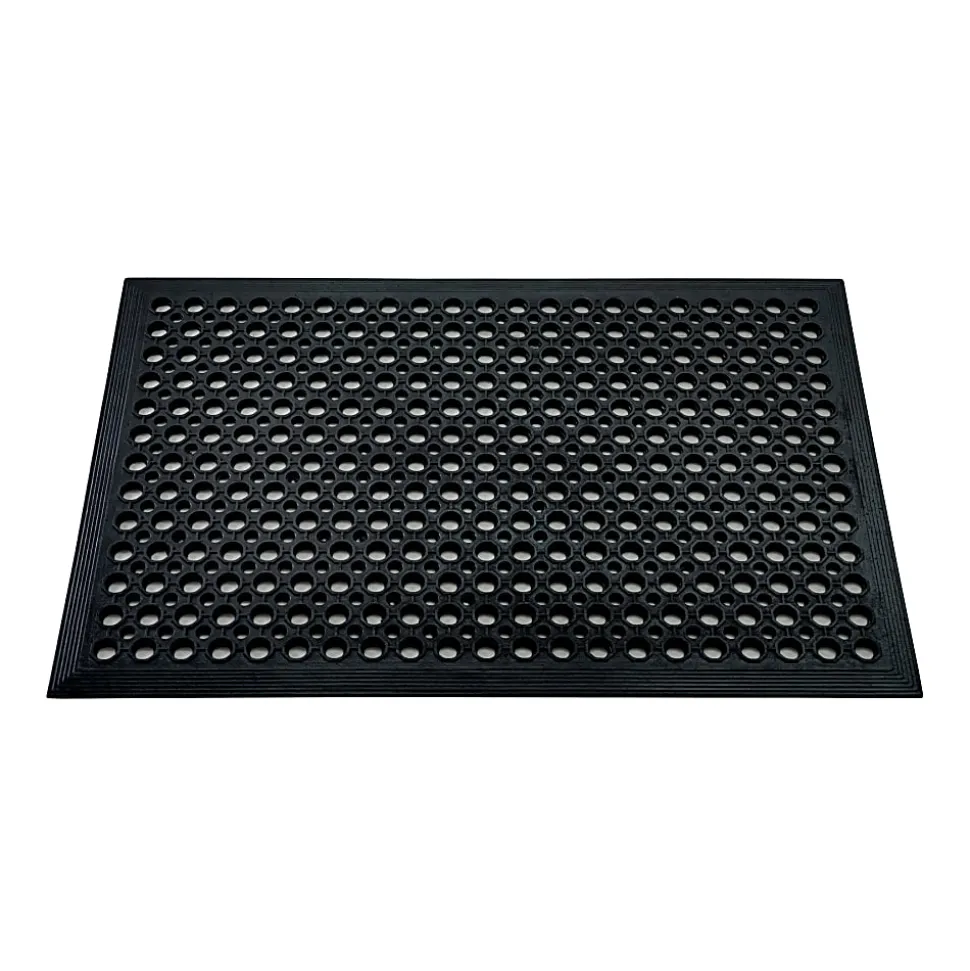 Floortex® Doortex® Open-Top Anti-Fatigue Mat, 24" x 36", Black