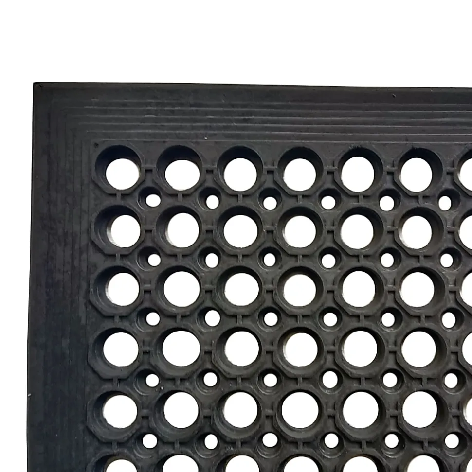 Floortex® Doortex® Open-Top Anti-Fatigue Mat, 24" x 36", Black
