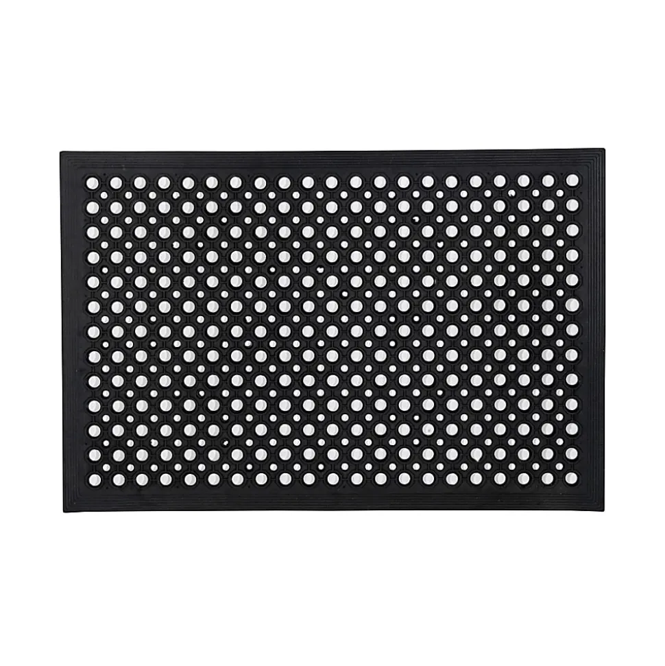 Floortex® Doortex® Open-Top Anti-Fatigue Mat, 24" x 36", Black