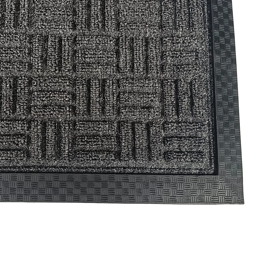 Floortex® Doortex® Ribmat Entrance Mat, 32" x 48", Charcoal, NREMFLLR0028