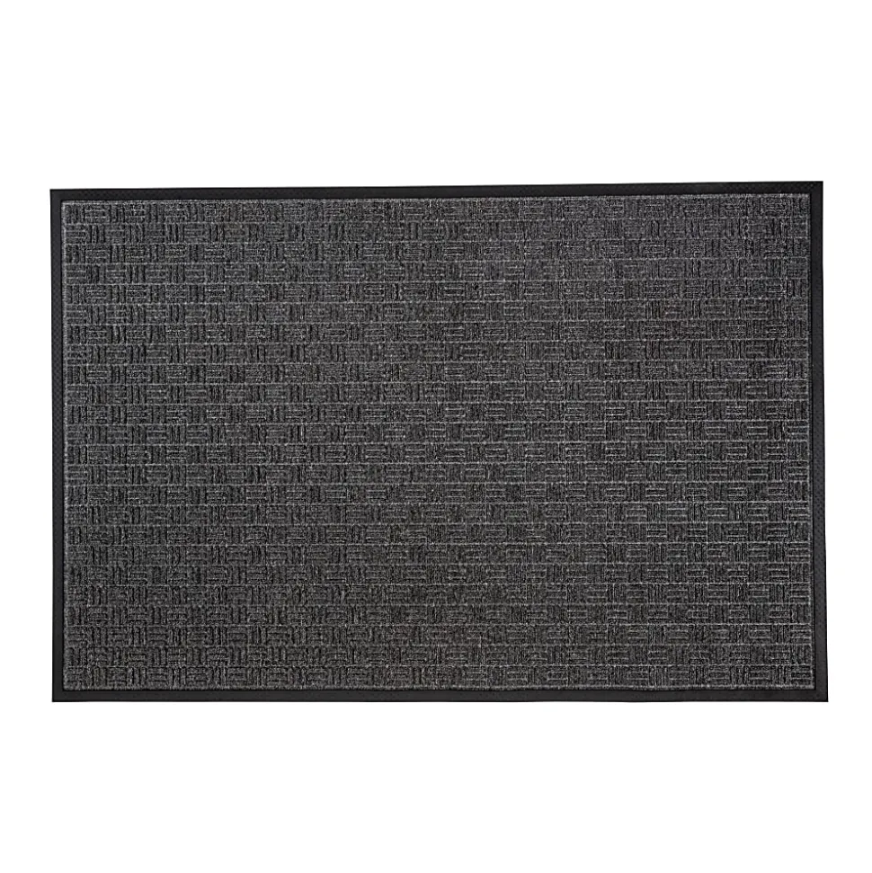 Floortex® Doortex® Ribmat Entrance Mat, 32" x 48", Charcoal, NREMFLLR0028