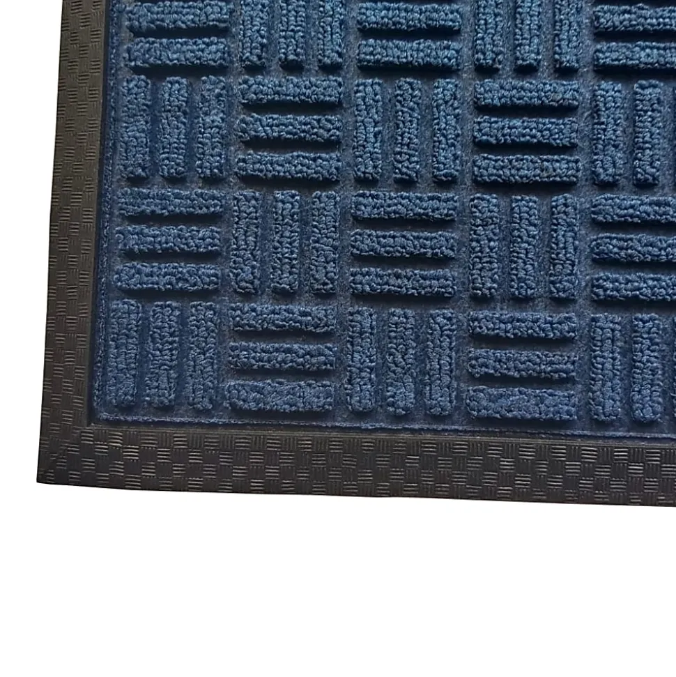 Floortex® Doortex® Ribmat Entrance Mat, 24" x 36, Blue
