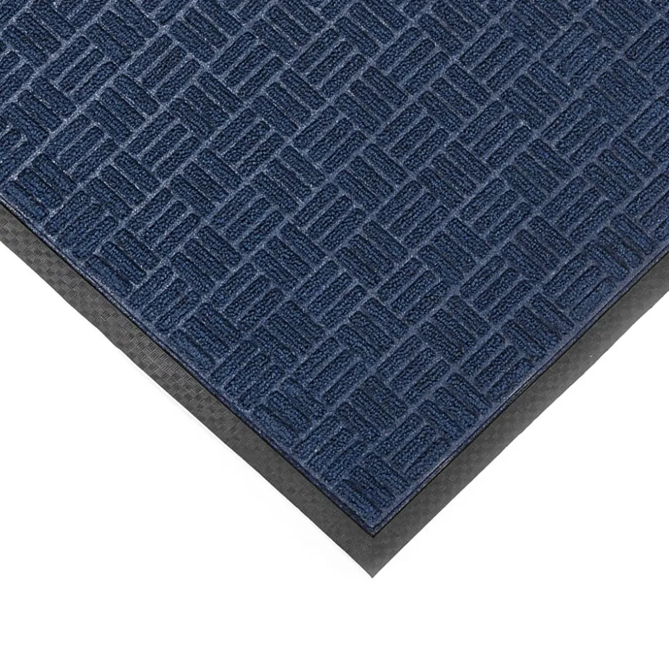 Floortex® Doortex® Ribmat Entrance Mat, 32" x 48", Blue, NREMFLLR0030