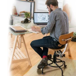 Floortex Ecotex BioPlus Polycarbonate Chair Mat for Hard Floors - 46