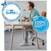 Floortex Ecotex BioPVC Chair Mat for Low Pile Carpets up to 1/4" Thick - 36" x 48", Clear
