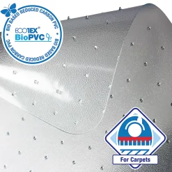 Floortex Ecotex BioPVC Chair Mat for Low Pile Carpets up to 1/4