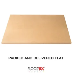Floortex® 9Mat® Gaming Chair Mat For Hard Floors, 38" x 39", Clear