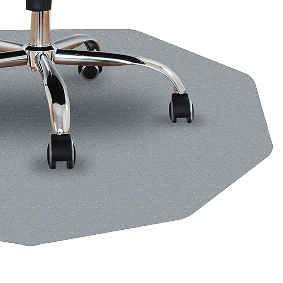 Floortex® 9Mat® Gaming Chair Mat For Hard Floors, 38" x 39", Clear