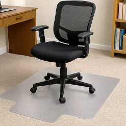 Floortex® TrYlok® 35" x 47" Lipped Chair Mat for Low Pile Carpets