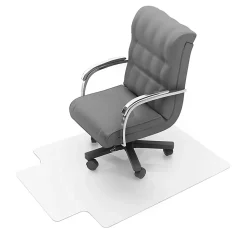 Floortex® Ultimat® Polycarbonate Lipped Chair Mat for Carpets up to 1/2", 35" x 47", Clear